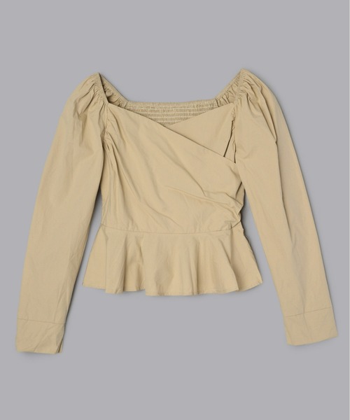 Olu.（オルドット）の「カシュクールシャツブラウス（シャツ/ブラウス・レディース・ピンク/キャメル/ネイビー・FREE）」の22枚目の写真