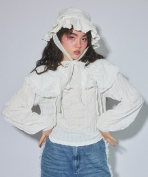 Candy Stripper | DRAWSTRING RIBBON ブラウス(シャツ/ブラウス)