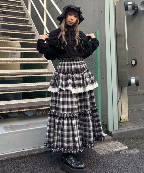 Candy Stripper（キャンディストリッパー）の「DRAWSTRING RIBBON ブラウス（シャツ/ブラウス・レディース・ライトグレー/ブラック/オフホワイト・FREE）」の19枚目の写真