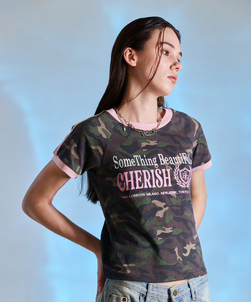 LARTIGENT（ラーティゼン）の「L10 CHERISH TRACK T-SHIRT(KHAKI)（Tシャツ/カットソー・レディース・その他・FREE）」の3枚目の写真