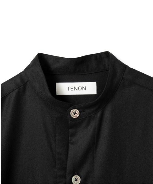 Blank Product.(ブランクプロダクト)の「【TENON】SUPER 120`s BAND COLLAR SHIRT(シャツ/ブラウス・メンズ・チャコールグレー/ブラック・LARGE/MEDIUM)」の4枚目の写真