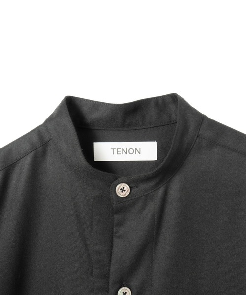 Blank Product.(ブランクプロダクト)の「【TENON】SUPER 120`s BAND COLLAR SHIRT(シャツ/ブラウス・メンズ・チャコールグレー/ブラック・LARGE/MEDIUM)」の8枚目の写真