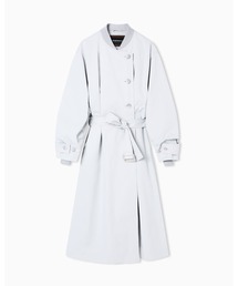 EMPORIO ARMANI | 【エンポリオ アルマーニ】ツーピース風トレンチコート 撥水テクニカルコットン(トレンチコート)