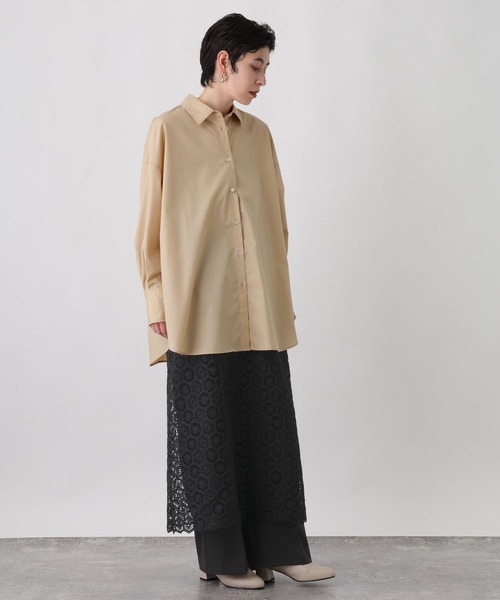 studio CLIP(スタディオクリップ)の「《ウタオ》セパレートレーススカート(スカート・レディース・オフホワイト/ブラック・FREE)」の13枚目の写真