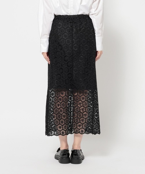 studio CLIP(スタディオクリップ)の「《ウタオ》セパレートレーススカート(スカート・レディース・オフホワイト/ブラック・FREE)」の21枚目の写真