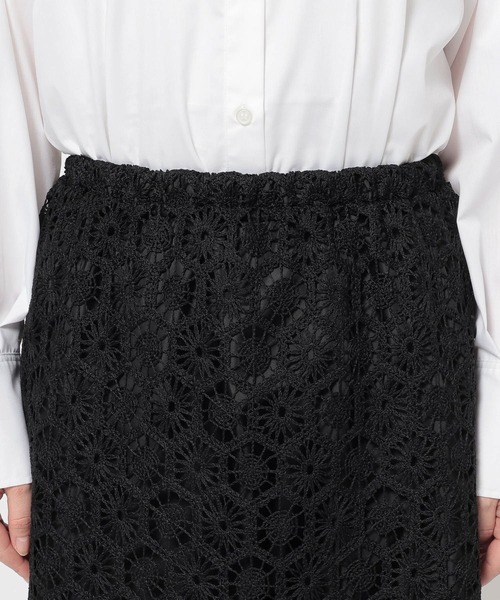 studio CLIP(スタディオクリップ)の「《ウタオ》セパレートレーススカート(スカート・レディース・オフホワイト/ブラック・FREE)」の22枚目の写真