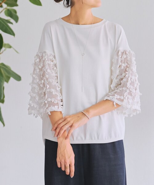 BEARDSLEY（ビアズリー）の「《HiROMITHiSTLE》チェリープルオーバー（Tシャツ/カットソー・レディース・ブラック/ホワイト・FREE）」の3枚目の写真