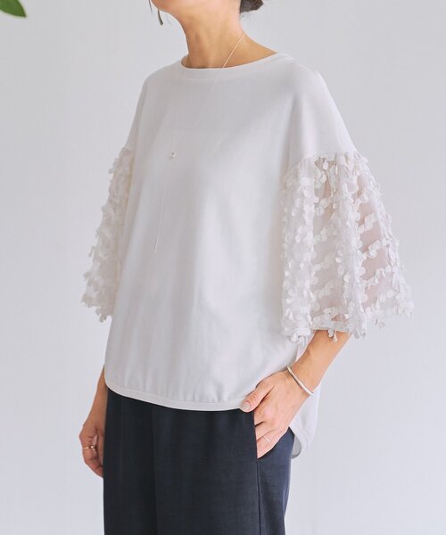 BEARDSLEY（ビアズリー）の「《HiROMITHiSTLE》チェリープルオーバー（Tシャツ/カットソー・レディース・ブラック/ホワイト・FREE）」の4枚目の写真