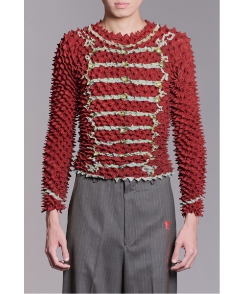 MASU（エムエーエスユー）の「NAPOLEON SPIKY TOPS（その他トップス・メンズ・ブラック/レッド・48/46）」の7枚目の写真