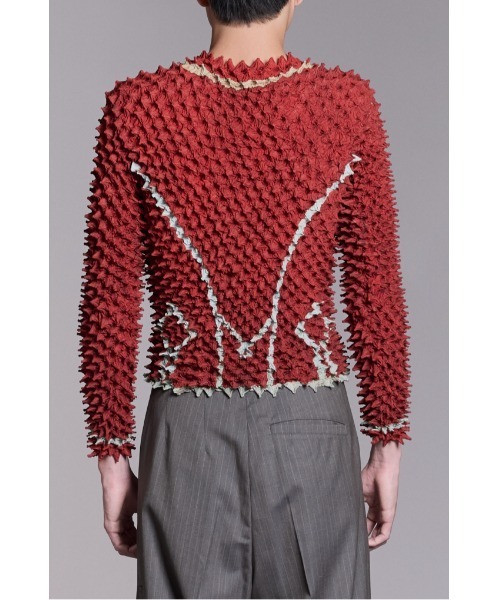 MASU（エムエーエスユー）の「NAPOLEON SPIKY TOPS（その他トップス・メンズ・ブラック/レッド・48/46）」の8枚目の写真