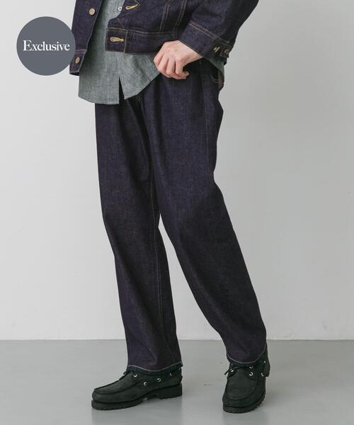 Lee(リー)の「『別注』Lee101×DOORS STRAIGTPANTS(デニムパンツ・メンズ・ワンウォッシュ/ノンウォッシュ/インディゴブルー・X-LARGE/LARGE/MEDIUM/SMALL)」の3枚目の写真