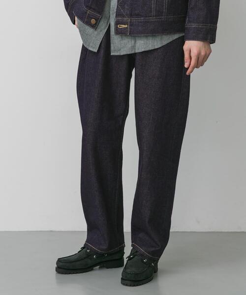 Lee(リー)の「『別注』Lee101×DOORS STRAIGTPANTS(デニムパンツ・メンズ・ワンウォッシュ/ノンウォッシュ/インディゴブルー・X-LARGE/LARGE/MEDIUM/SMALL)」の4枚目の写真