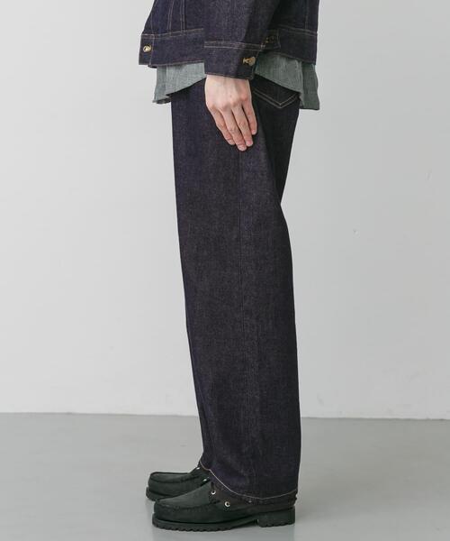 Lee(リー)の「『別注』Lee101×DOORS STRAIGTPANTS(デニムパンツ・メンズ・ワンウォッシュ/ノンウォッシュ/インディゴブルー・X-LARGE/LARGE/MEDIUM/SMALL)」の11枚目の写真