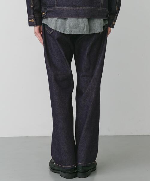 Lee(リー)の「『別注』Lee101×DOORS STRAIGTPANTS(デニムパンツ・メンズ・ワンウォッシュ/ノンウォッシュ/インディゴブルー・X-LARGE/LARGE/MEDIUM/SMALL)」の12枚目の写真