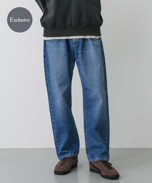 Lee(リー)の「『別注』Lee101×DOORS STRAIGTPANTS(デニムパンツ・メンズ・ワンウォッシュ/ノンウォッシュ/インディゴブルー・X-LARGE/LARGE/MEDIUM/SMALL)」の2枚目の写真