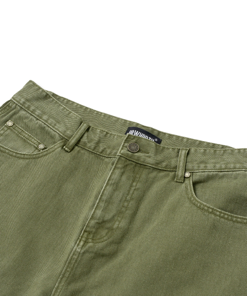 BROWNBREATH（ブラウンブレス）の「DOUBLE KNEE BALLON PANTS - KHAKI（デニムパンツ・レディース・その他・M/S/L/XL）」の3枚目の写真