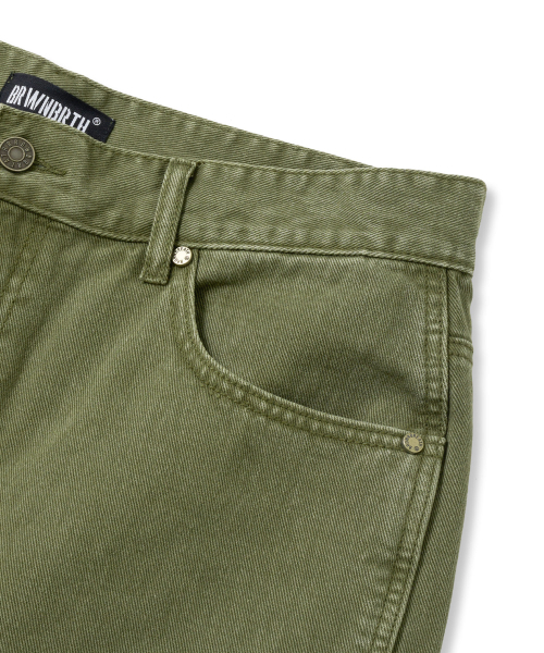 BROWNBREATH（ブラウンブレス）の「DOUBLE KNEE BALLON PANTS - KHAKI（デニムパンツ・レディース・その他・M/S/L/XL）」の5枚目の写真