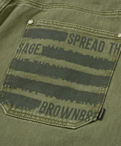 BROWNBREATH（ブラウンブレス）の「DOUBLE KNEE BALLON PANTS - KHAKI（デニムパンツ・レディース・その他・M/S/L/XL）」の7枚目の写真