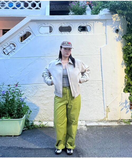 MUSINSA STANDARD WOMAN（ムシンサスタンダードウーマン）の「ウィメンズ シンセティックスエード ブルゾンジャケット [マッシュルーム]（ブルゾン・レディース・その他・LARGE/MEDIUM/X-SMALL/SMALL）」の21枚目の写真