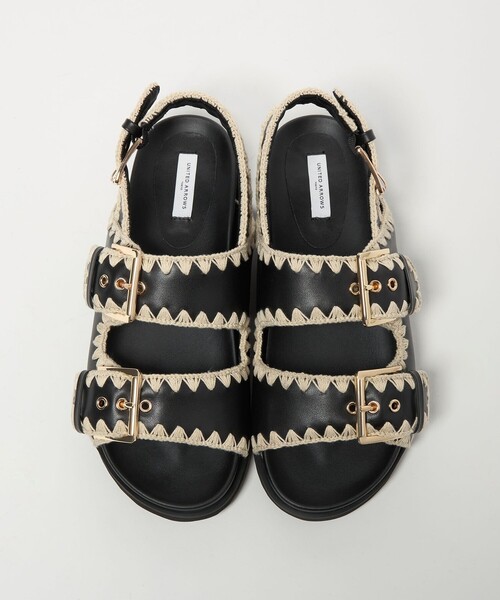 UNITED ARROWS（ユナイテッドアローズ）の「ナチュラル 2ライン サンダル（サンダル・レディース・ブラック/ブラウン・35/36/37/38）」の9枚目の写真