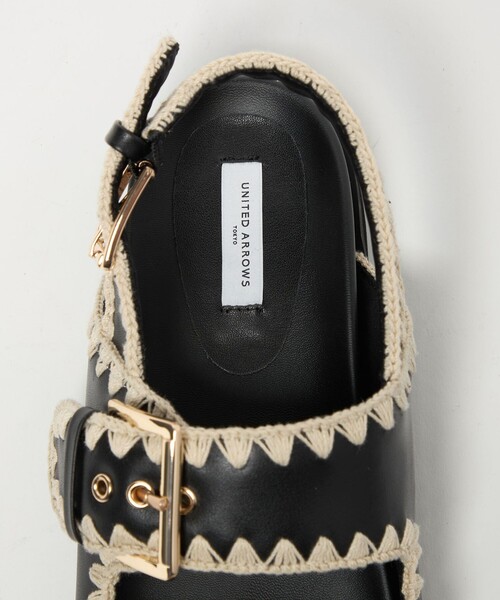 UNITED ARROWS（ユナイテッドアローズ）の「ナチュラル 2ライン サンダル（サンダル・レディース・ブラック/ブラウン・35/36/37/38）」の13枚目の写真