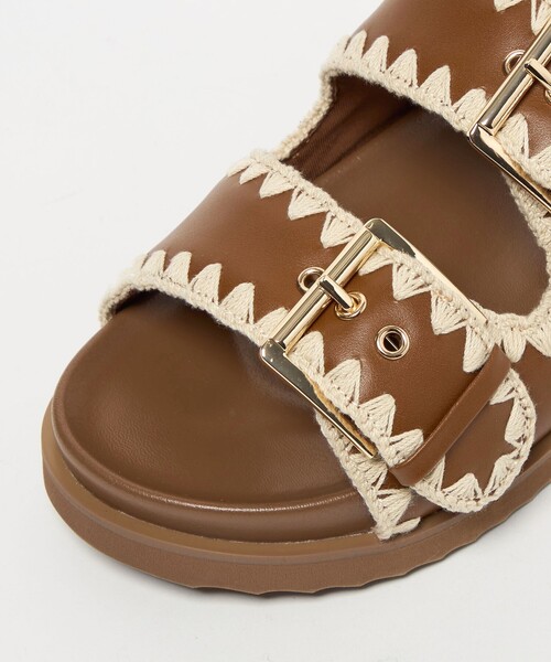 UNITED ARROWS（ユナイテッドアローズ）の「ナチュラル 2ライン サンダル（サンダル・レディース・ブラック/ブラウン・35/36/37/38）」の19枚目の写真