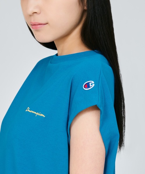 Champion(チャンピオン)の「【Champion/チャンピオン】レディース スリーブレスシャツ(Tシャツ/カットソー・レディース・オフホワイト/ダークブラウン/モスグリーン/ブルー系その他3・LARGE/MEDIUM)」の22枚目の写真