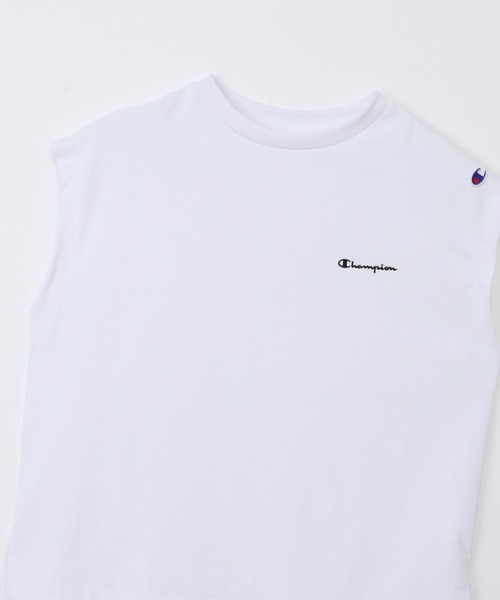 Champion(チャンピオン)の「【Champion/チャンピオン】レディース スリーブレスシャツ(Tシャツ/カットソー・レディース・オフホワイト/ダークブラウン/モスグリーン/ブルー系その他3・LARGE/MEDIUM)」の15枚目の写真