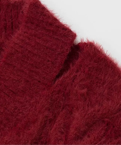 LA POMME petit(ラポミ・プチ)の「Mesh Ribbon Motif Sweater(ニット/セーター・レディース・ブルー/ブラック/レッド・MEDIUM/SMALL/X-LARGE/LARGE)」の5枚目の写真