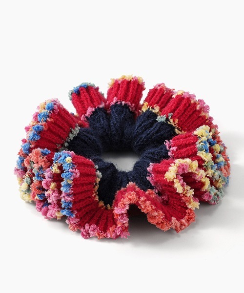 TONE SELECT GOODS（トーンセレクトグッズ）の「【urge select】カラフル フリル ニットシュシュ【9色展開】（シュシュ・レディース・その他6/その他4/その他7/その他9/その他8/その他1/その他2/その他3/その他5・FREE）」の7枚目の写真