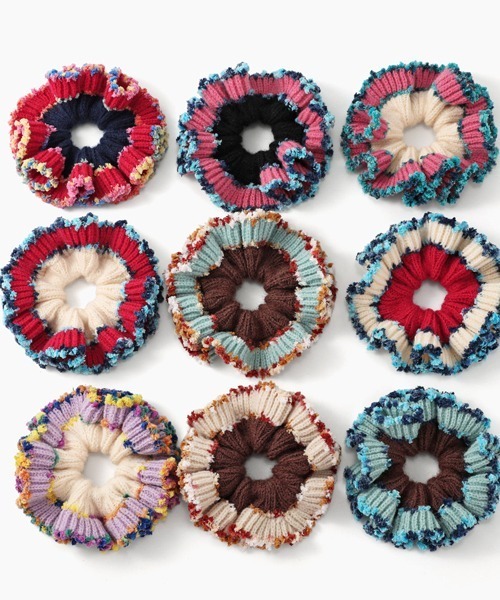 TONE SELECT GOODS（トーンセレクトグッズ）の「【urge select】カラフル フリル ニットシュシュ【9色展開】（シュシュ・レディース・その他6/その他4/その他7/その他9/その他8/その他1/その他2/その他3/その他5・FREE）」の11枚目の写真