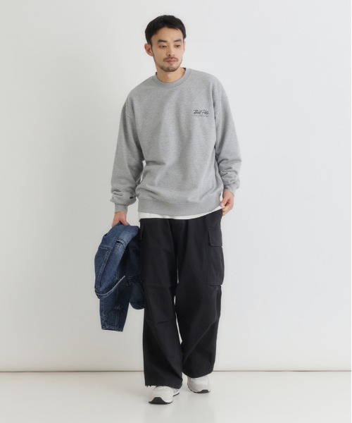 BACK NUMBER（バックナンバー）の「【BACK NUMBER】コットンツイルカーゴパンツ (古着風/ワイドシルエット/アクティブスタイル)（カーゴパンツ・メンズ・ブラック/オリーブ/ホワイト・L/M/S/XL）」の21枚目の写真