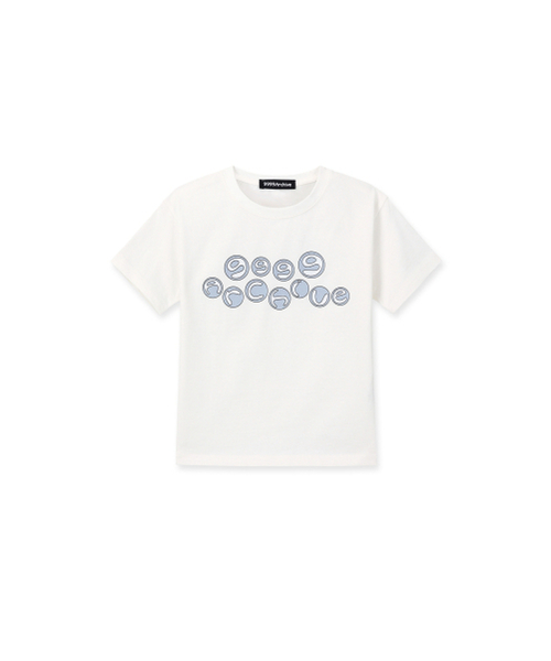 9999ARCHIVE（9999アーカイブ）の「Bubble Logo T（Tシャツ/カットソー・レディース・ホワイト・1/2）」の2枚目の写真