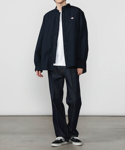 DANTON(ダントン)の「DANTON | ポプリン 長袖シャツジャケット MEN(その他アウター・メンズ・オリーブ/ネイビー・40/38)」の16枚目の写真