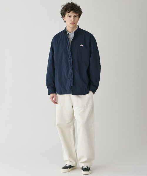 DANTON(ダントン)の「DANTON | ポプリン 長袖シャツジャケット MEN(その他アウター・メンズ・オリーブ/ネイビー・40/38)」の20枚目の写真