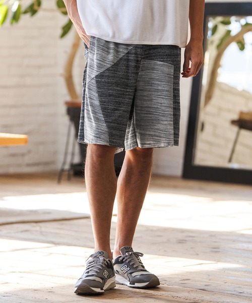 CAMBIO（カンビオ）の「mp14605- Crazy Pattern Pile Short Pants ショートパンツ(2026GIM-018)（その他パンツ・メンズ・ホワイト×グレー/ブラック×グレー/ブラック×ホワイト・S/M/L）」の15枚目の写真