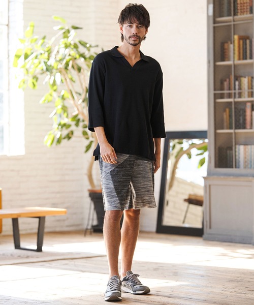 CAMBIO（カンビオ）の「mp14605- Crazy Pattern Pile Short Pants ショートパンツ(2026GIM-018)（その他パンツ・メンズ・ホワイト×グレー/ブラック×グレー/ブラック×ホワイト・S/M/L）」の19枚目の写真