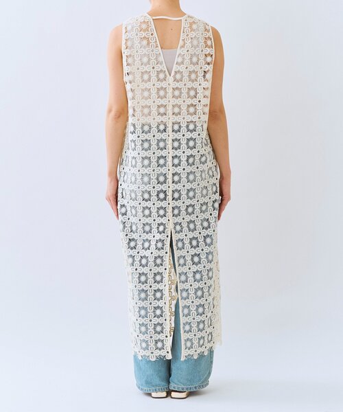 RIVE DROITE（リヴドロワ）の「【着映え】レイヤードレースワンピース（ワンピース・レディース・ブラック/アイボリー・FREE）」の10枚目の写真