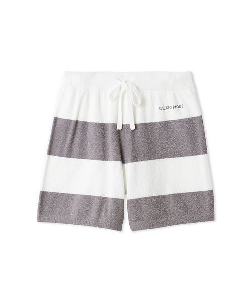 スムーズィー2ボーダーショートパンツ（ルームウェア/パジャマ