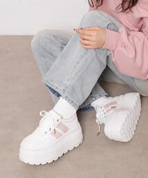 ESPERANZA（エスペランサ）の「ラメライン厚底スニーカー（スニーカー）」