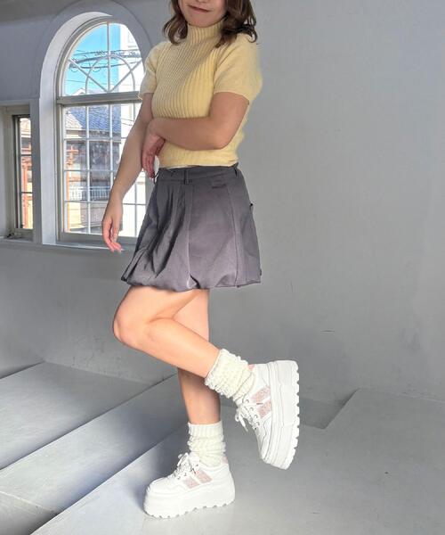 ESPERANZA(エスペランサ)の「ラメライン厚底スニーカー(スニーカー・レディース・ホワイト/ブラック/ピンク系・M/S/LL/L)」の12枚目の写真