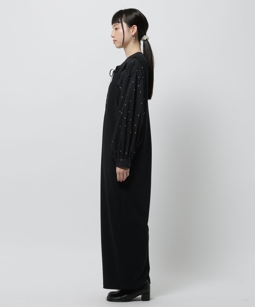 niko and...（ニコアンド）の「洗えるノビノビサロペット（サロペット/オーバーオール・レディース・アイボリー/ブラック・FREE）」の13枚目の写真