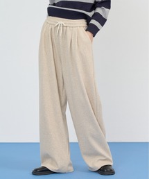 NUJOH（ヌゾ）の「Wide Drawstring Sweat Pants / ワイドドローストリングスウェットパンツ（スウェットパンツ）」