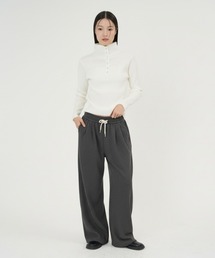 Wide Drawstring Sweat Pants / ワイドドローストリングスウェットパンツ