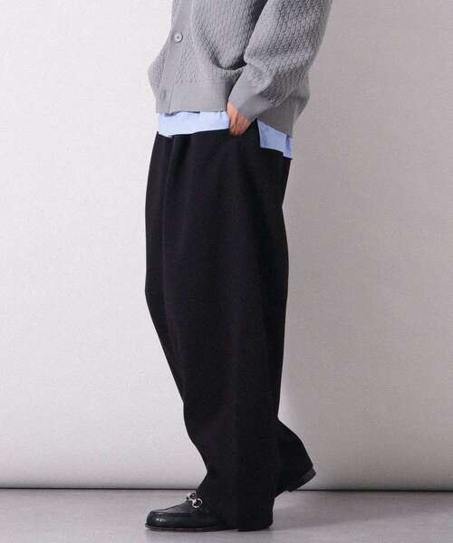 CRAFT STANDARD BOUTIQUE（クラフトスタンダードブティック）の「ボンディングスウェットバルーンパンツ（その他パンツ・メンズ・ライトグレー/ブラック・M/L/S）」の14枚目の写真