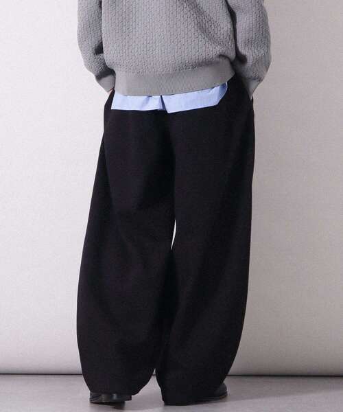 CRAFT STANDARD BOUTIQUE（クラフトスタンダードブティック）の「ボンディングスウェットバルーンパンツ（その他パンツ・メンズ・ライトグレー/ブラック・M/L/S）」の15枚目の写真