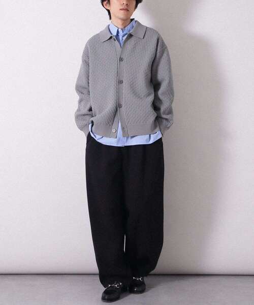 CRAFT STANDARD BOUTIQUE（クラフトスタンダードブティック）の「ボンディングスウェットバルーンパンツ（その他パンツ・メンズ・ライトグレー/ブラック・M/L/S）」の16枚目の写真