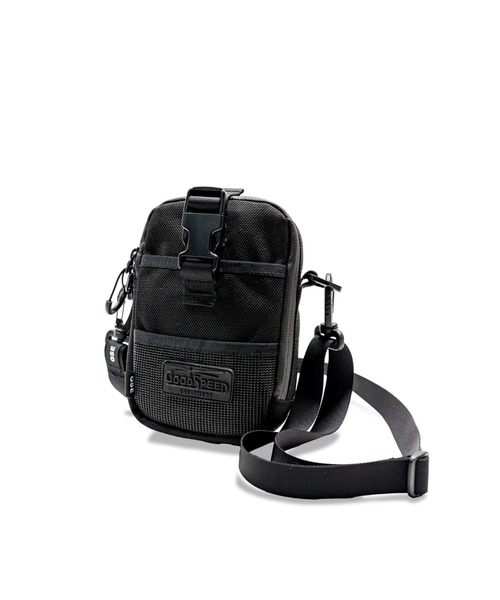 GOODSPEED equipment(グットスピードイクイップメント)の「Mini Multi Shoulder Bag(ショルダーバッグ・メンズ・ブラウン/オフホワイト/ブラック・ONE SIZE)」の1枚目の写真