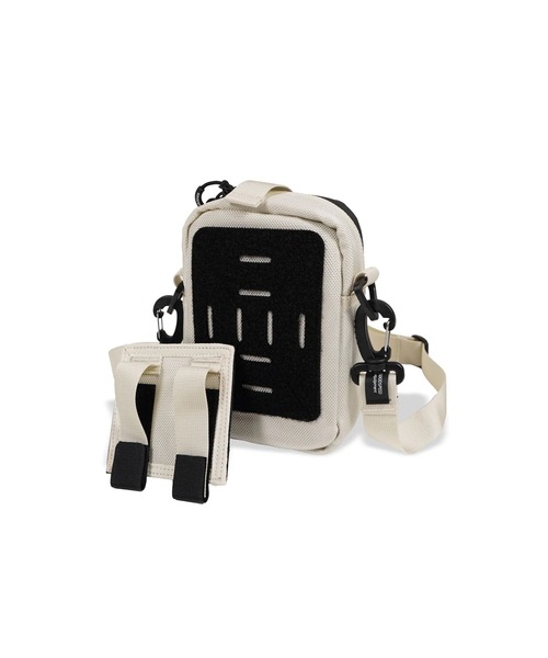 GOODSPEED equipment(グットスピードイクイップメント)の「Mini Multi Shoulder Bag(ショルダーバッグ・メンズ・ブラウン/オフホワイト/ブラック・ONE SIZE)」の5枚目の写真