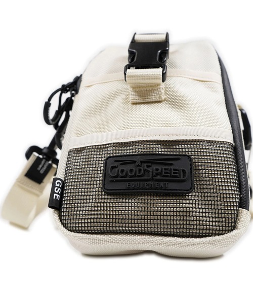 GOODSPEED equipment(グットスピードイクイップメント)の「Mini Multi Shoulder Bag(ショルダーバッグ・メンズ・ブラウン/オフホワイト/ブラック・ONE SIZE)」の8枚目の写真